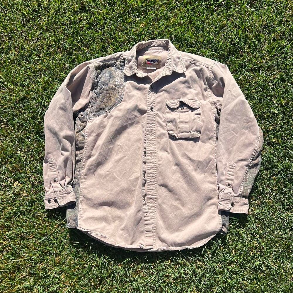 2000s camo tan wrangler pro series y2k mens si3 L Large